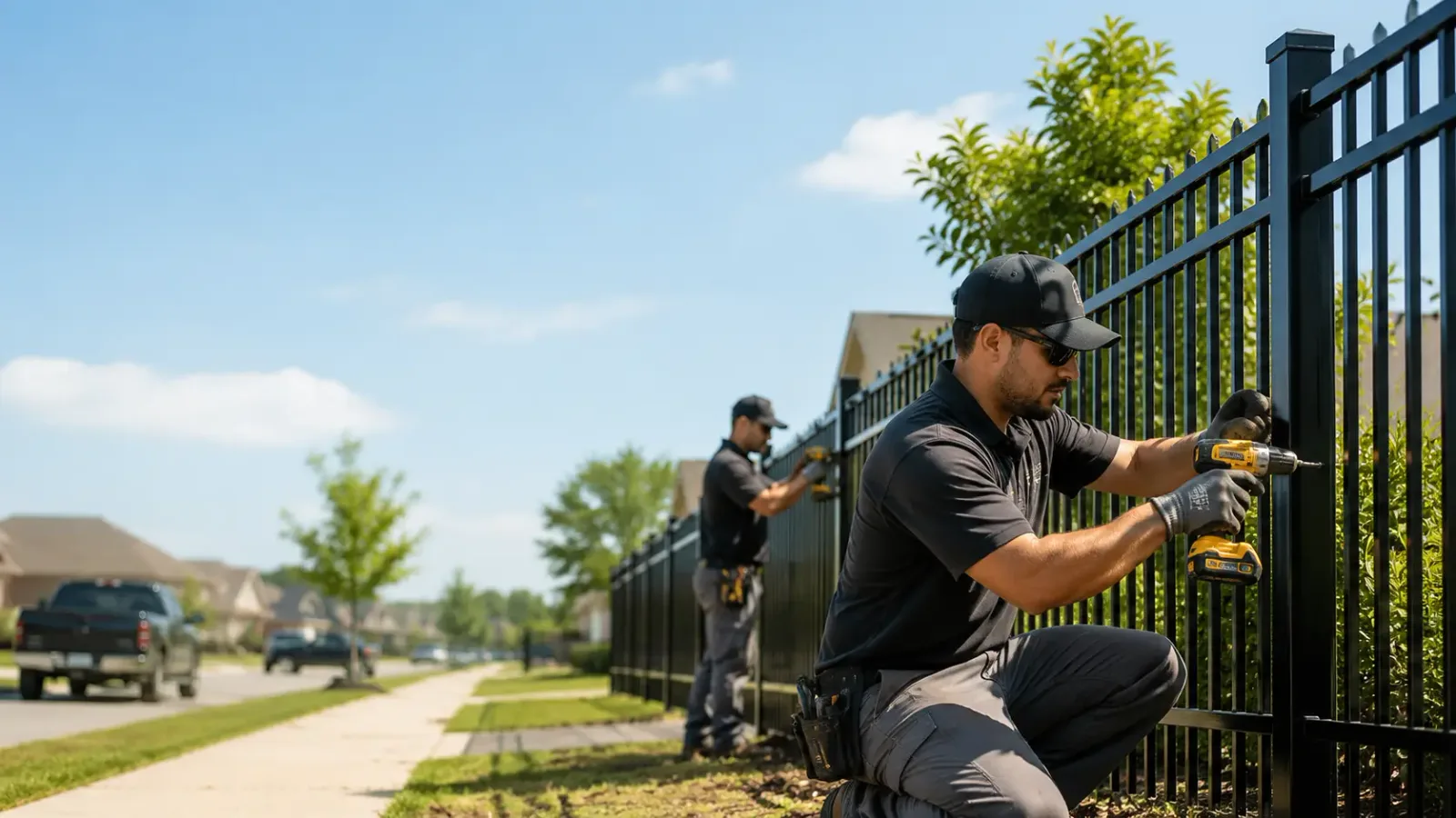 Metal Fence Installation in Indiana
